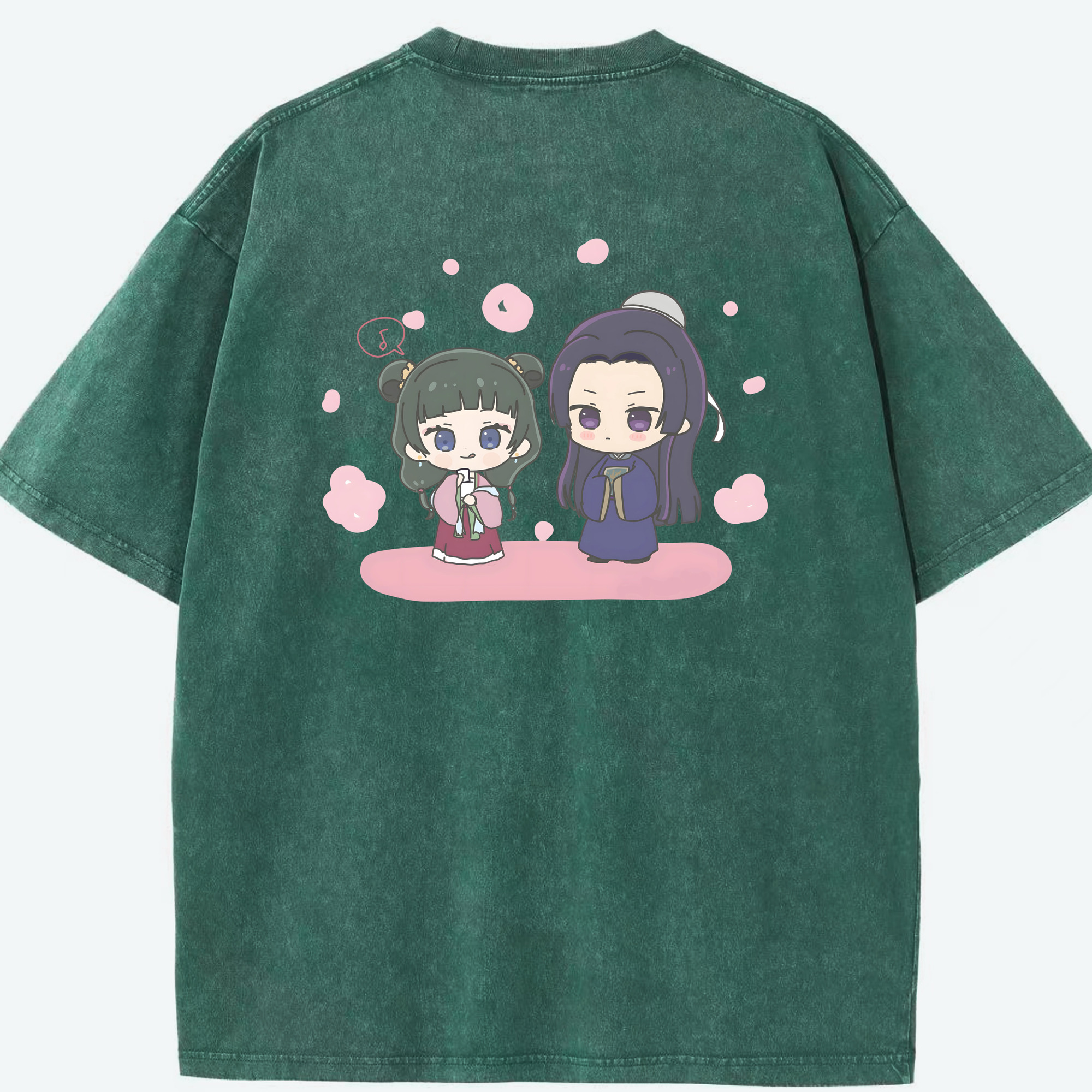 （画像用） 薬屋のひとりごと The Apothecary Diaries 綿100% ヴィンテージ風 半袖Tシャツ（背面プリント）